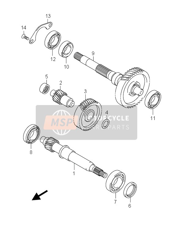 Suzuki UH200 BURGMAN EXECUTIVE 2011 Transmission (2) for a 2011 Suzuki UH200 BURGMAN EXECUTIVE